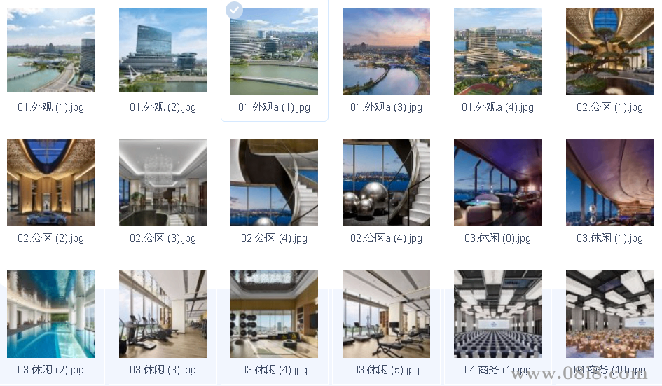 顶级设计方案效果图90套（部分有CAD施工图）