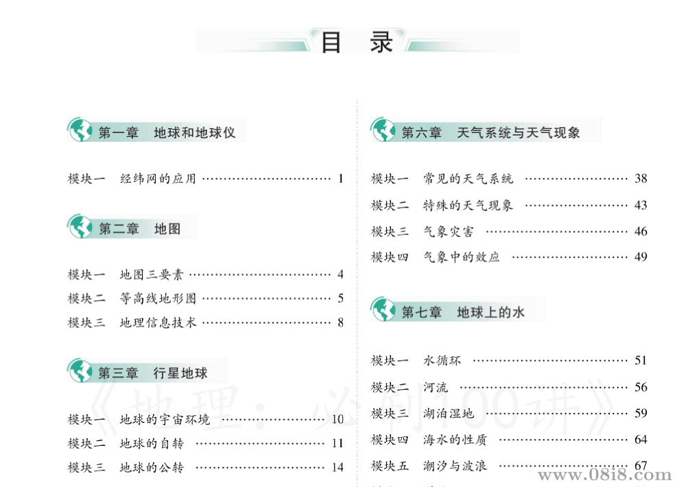 高考必刷100讲之《地理》和《化学》