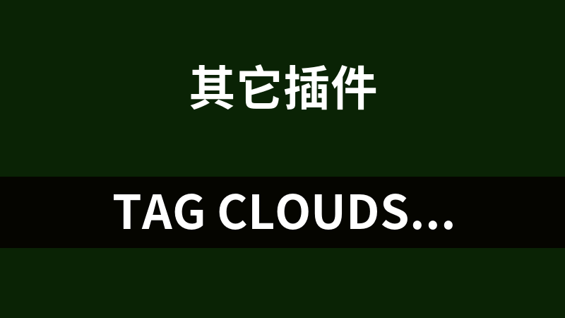Tag Clouds 1.0