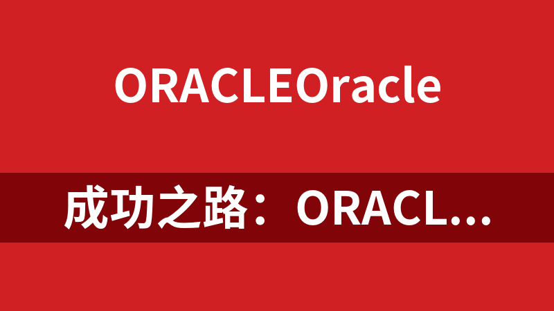 成功之路：Oracle 11g学习笔记_数据库教程