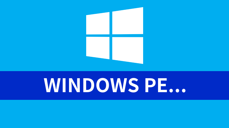 windows PE系统（64位只有209M）