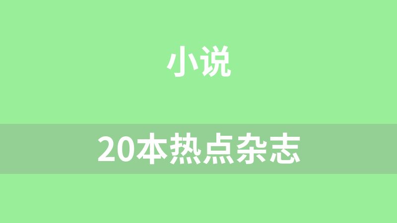 20本热点杂志