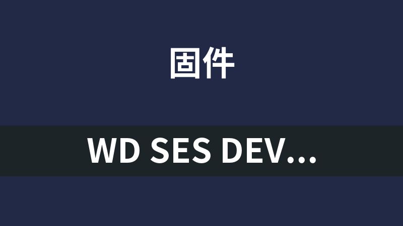 WD SES Device USB驱动更新下载指南(西部数据)