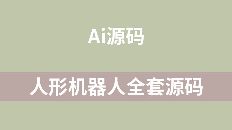 人形机器人全套源码