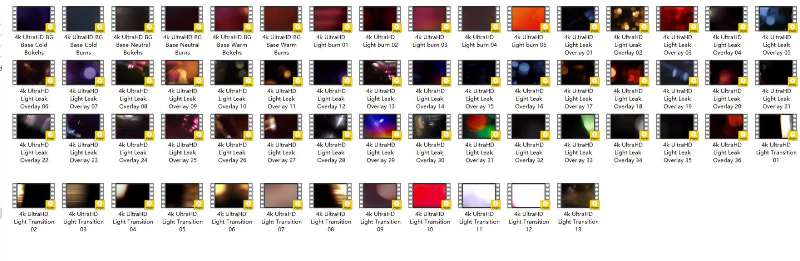 60款漂亮镜头炫光光晕耀斑4K素材