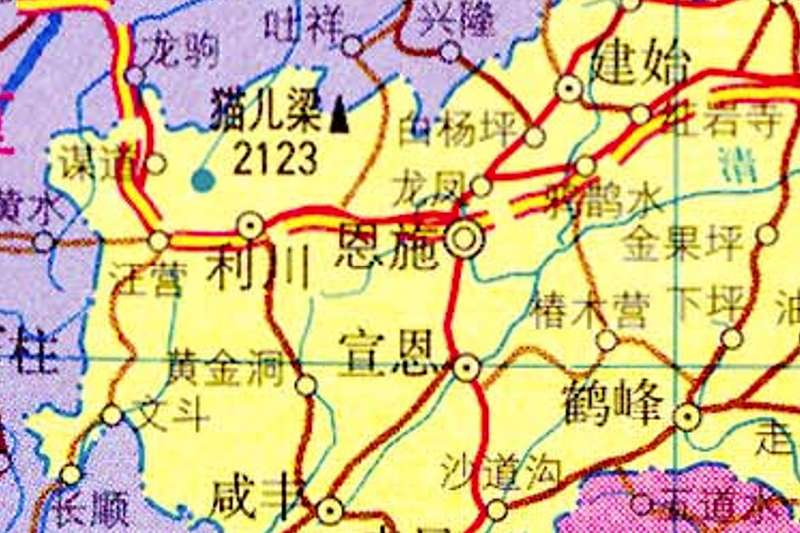 高清中国地图标注到县级