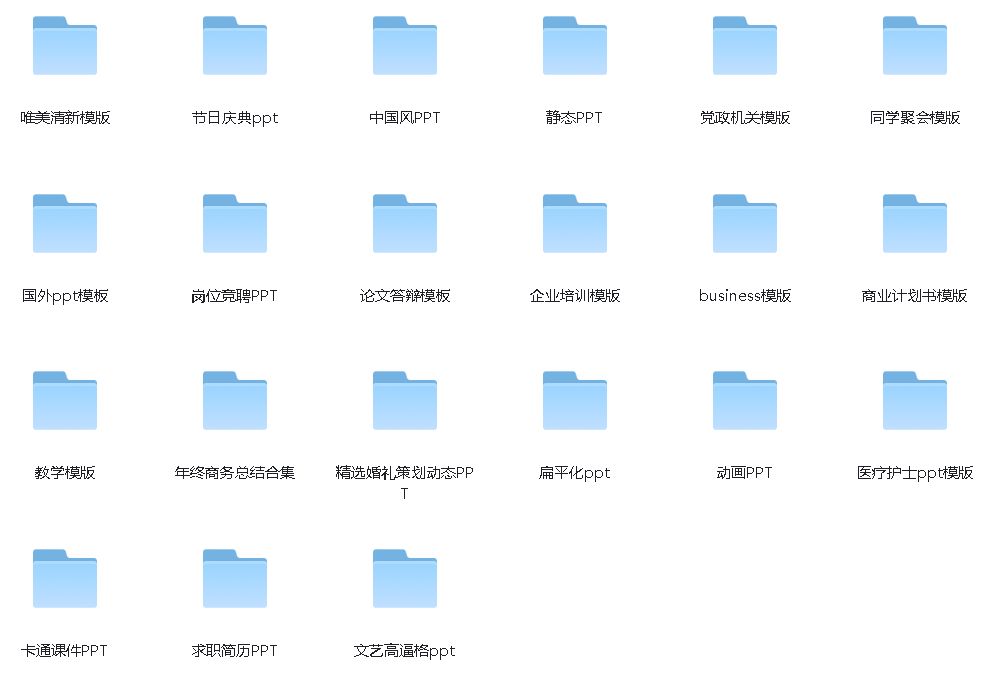 PPT模板多套合集 (3000+)