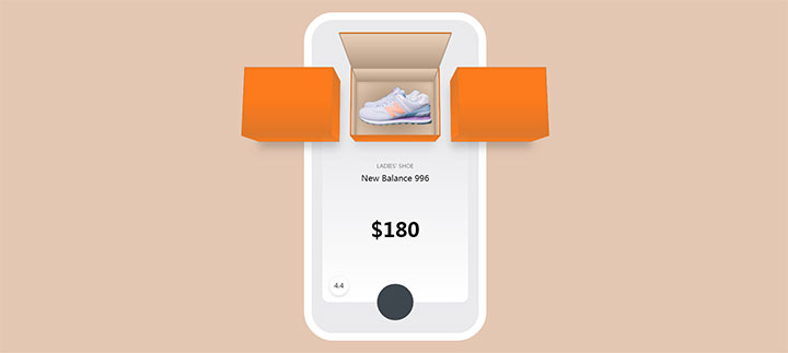 CSS3创意3D鞋子产品切换展示特效