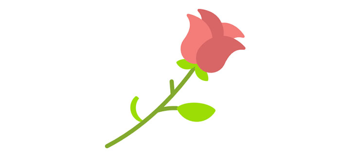 HTML5 SVG绘制卡通玫瑰花动画特效