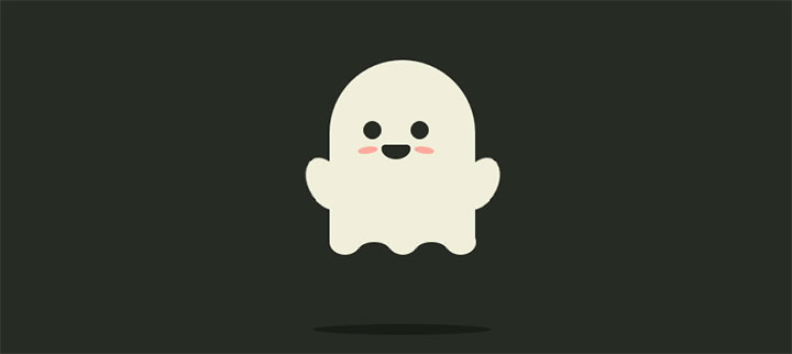 CSS3可爱卡通幽灵悬浮动画特效