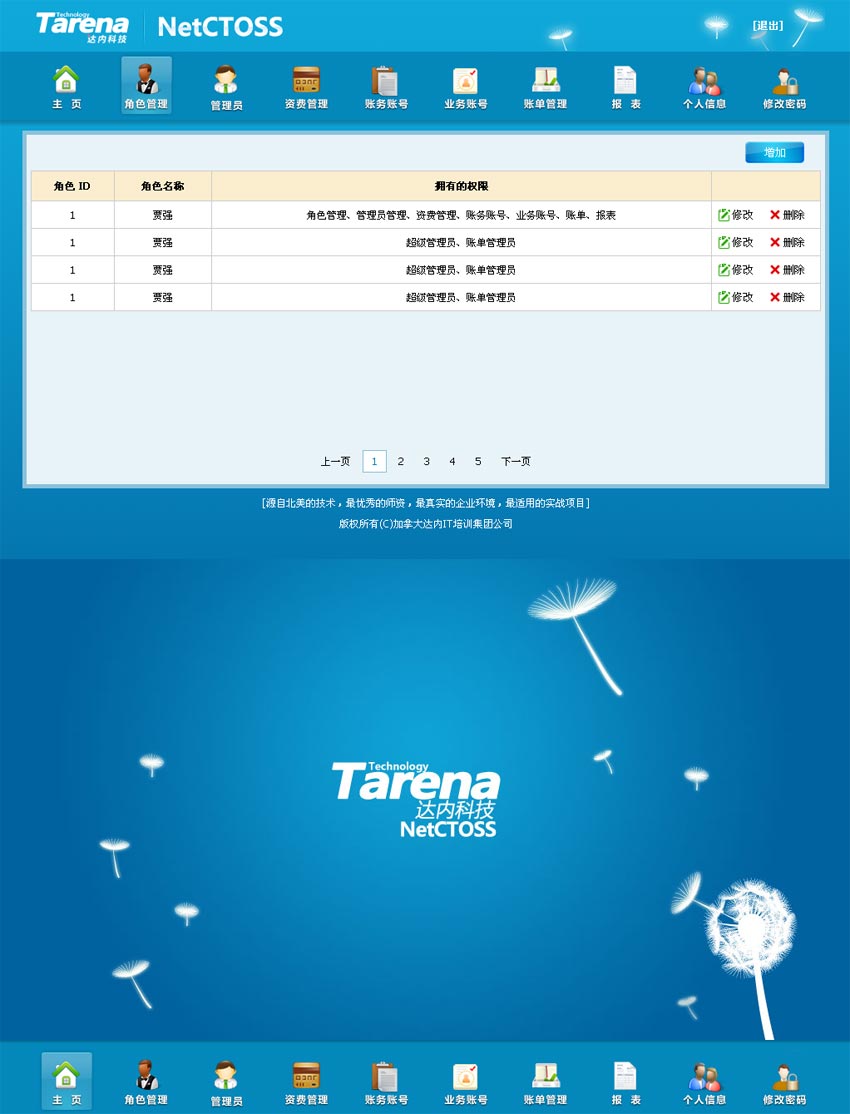 蓝色的达内科技cms后台管理系统模板html源码下载_网站后台模板