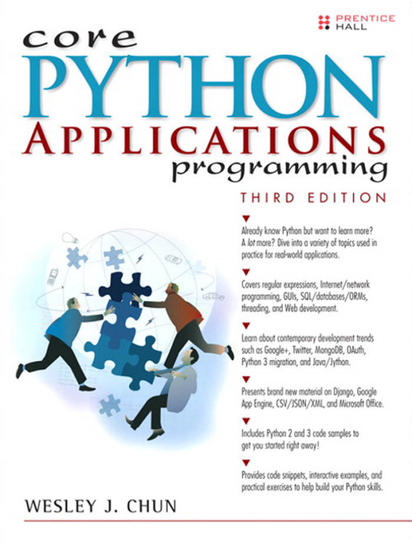 Python核心编程 （第3版） 英文版_Python教程