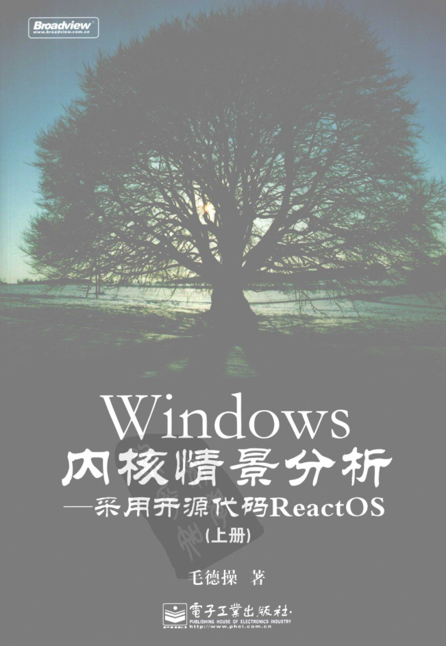 Windows内核情景分析 上 毛德操著 中文_操作系统教程
