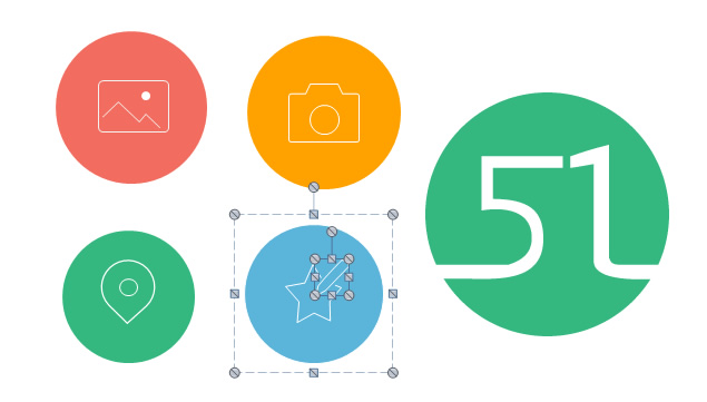 纯ppt手绘扁平简洁常用图标&mdash;&mdash;菜鸟出品