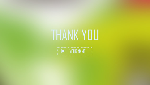 活力小清新iOS风格工作总结报告ppt模板