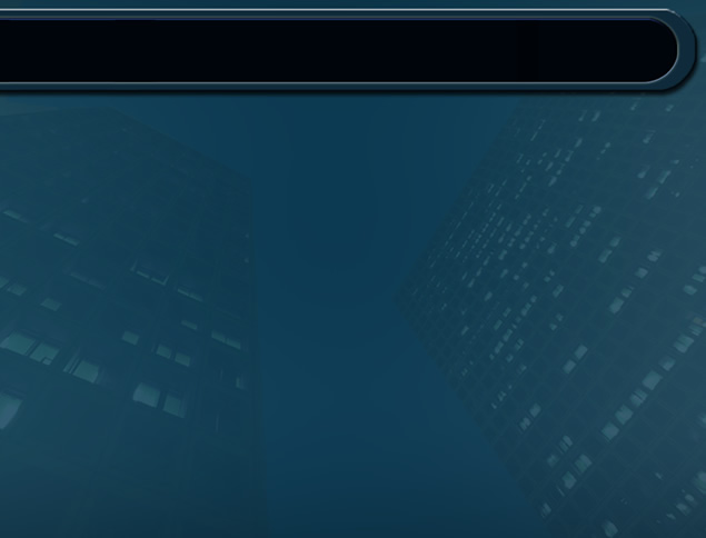 现代高楼经典蓝色商务ppt模板